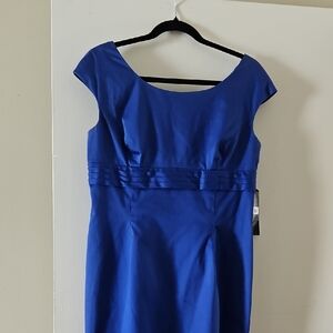 Jones New York Royal Blue Midi Dress